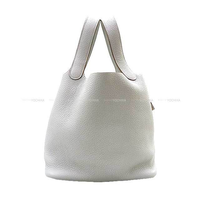 HERMES エルメス ハンドバッグ ピコタンロック 22 MM グリス