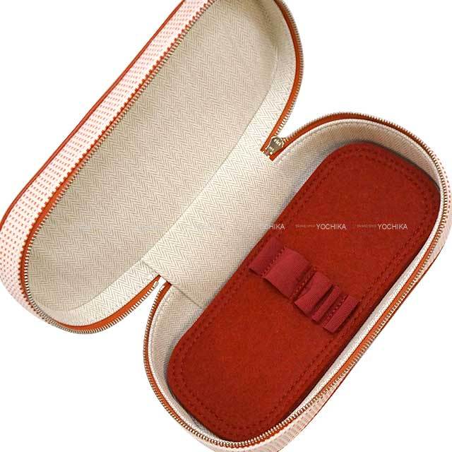 HERMES エルメス 化粧ポーチ コスメ エスカル Escale