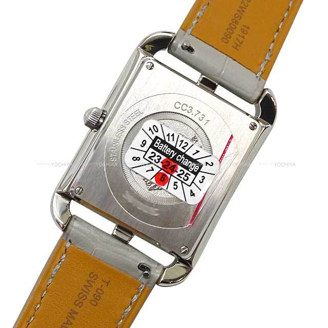 HERMES エルメス 腕時計 ケープコッド GM シェーヌダンクル ダイヤ  