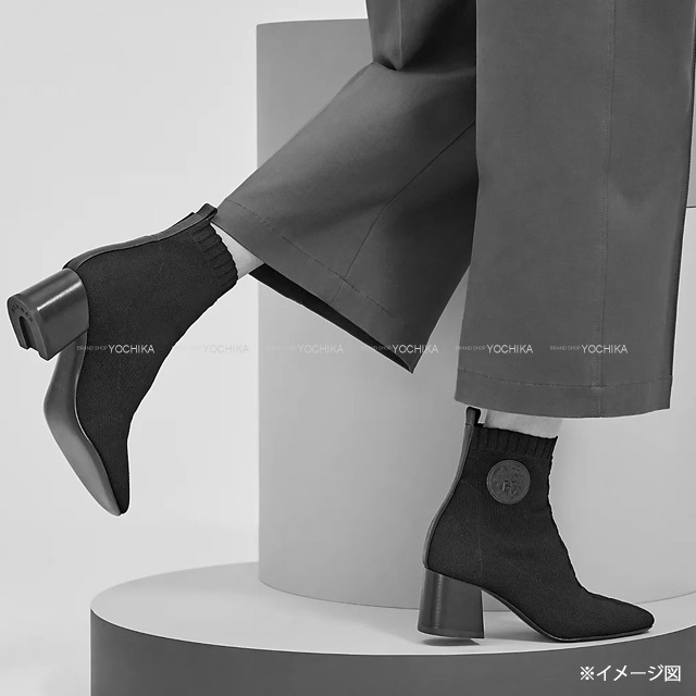 HERMES エルメス ブーツ ショートブーツ デュオ ヴォルヴェール 60  