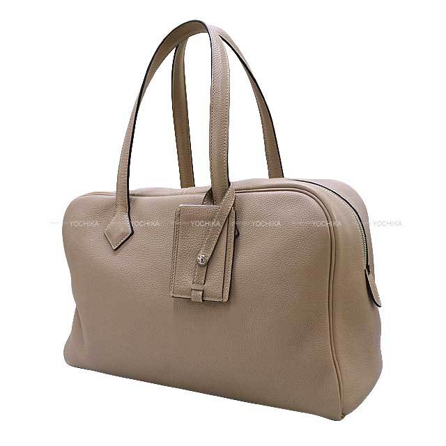 新品未使用品　エルメス　ヴィクトリア2 エルメス ヴィクトリア2 12H ダークブラウン ビジネスバッグ □P刻印