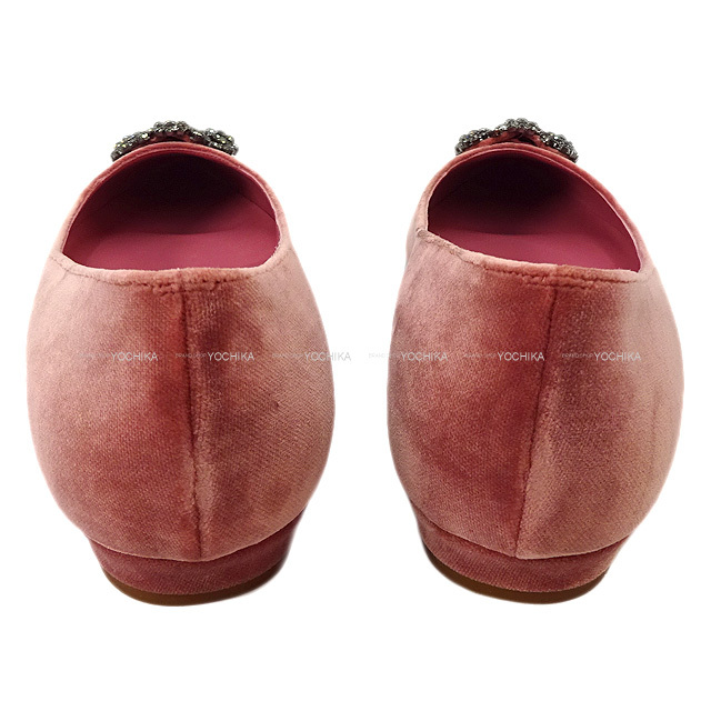 MANOLO BLAHNIK マノロブラニク パンプス フラット ハンギシ ビジュー  