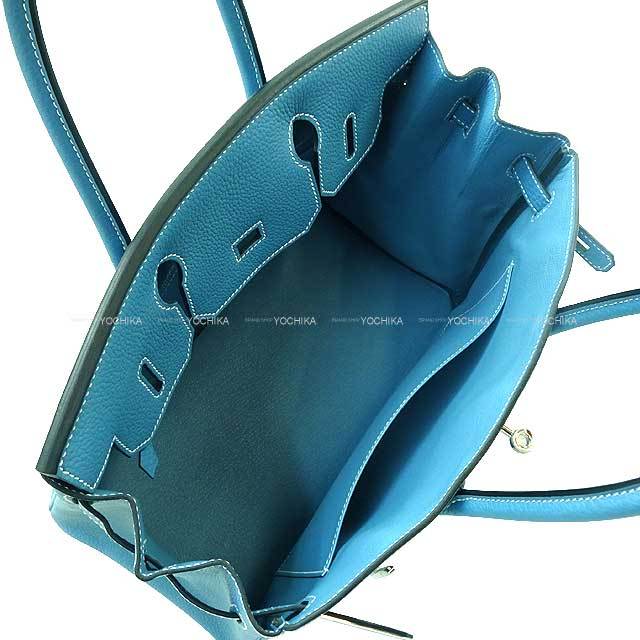 HERMES エルメス ハンドバッグ バーキン30 ニューブルージーン