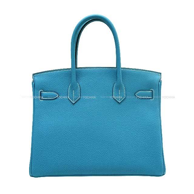 HERMES エルメス ハンドバッグ バーキン30 ニューブルージーン
