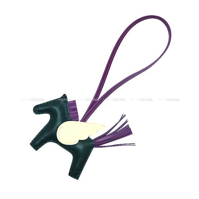 HERMES エルメス バッグチャーム ロデオ ペガサス PM ヴェールシプレ 