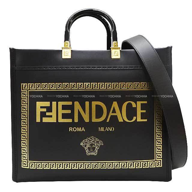 FENDI フェンディ トートバッグ フェンディ× ヴェルサーチ  