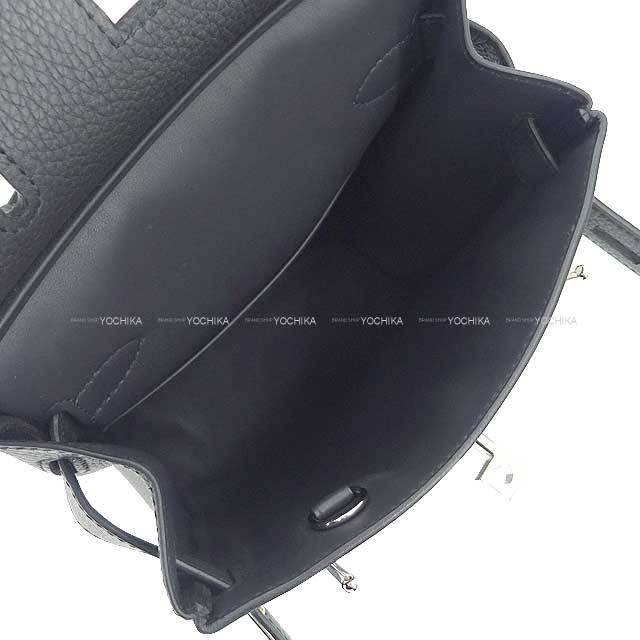 HERMES エルメス ショルダーバッグ アッカド PM プロン トゴ シルバー