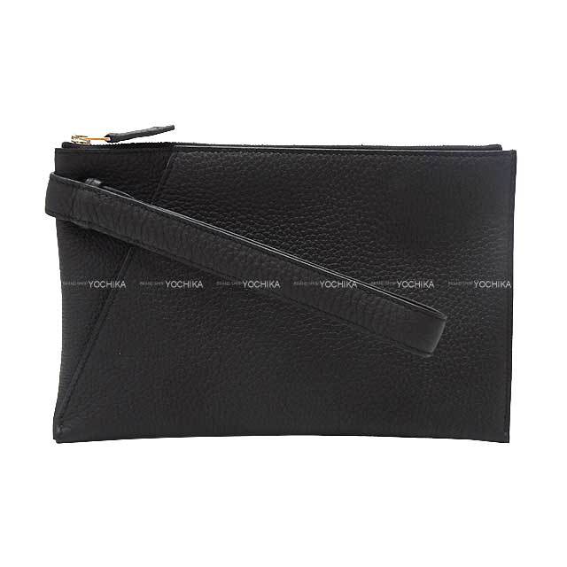 HERMES エルメス クラッチバッグ ヴェルティージュ MM ポーチ 黒  