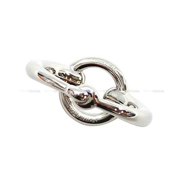 HERMES エルメス スカーフリング 90 モー ホースビット シルバー  