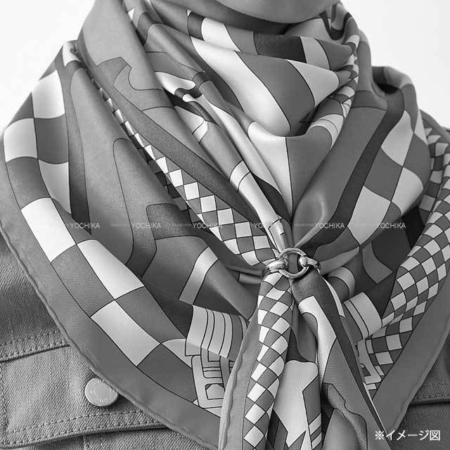 エルメス トリボー スカーフリング 601093S【中古】 HERMES エルメス  