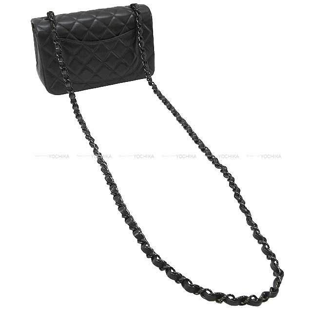 CHANEL 2.55 ソーブラック ショルダーバッグ CHANEL(シャネル) Vステッチ ココハンドル XXS ソーブラック