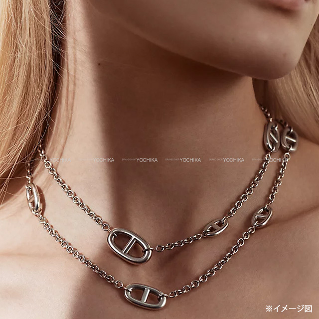 渋谷並木橋店】HERMES エルメス ネックレス ファランドール  