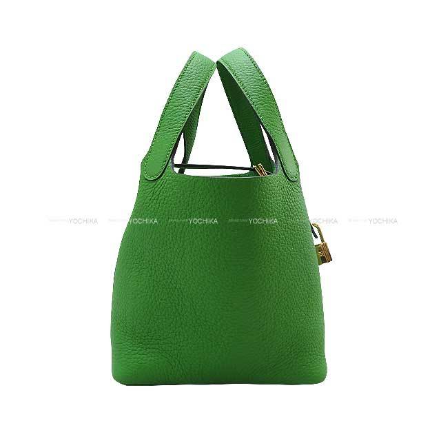 HERMES エルメス ハンドバッグ ピコタンロック 18 PM ヴェール