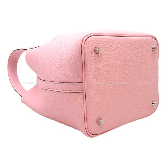 HERMES エルメス ハンドバッグ ピコタンロック 22 MM ローズサクラ 