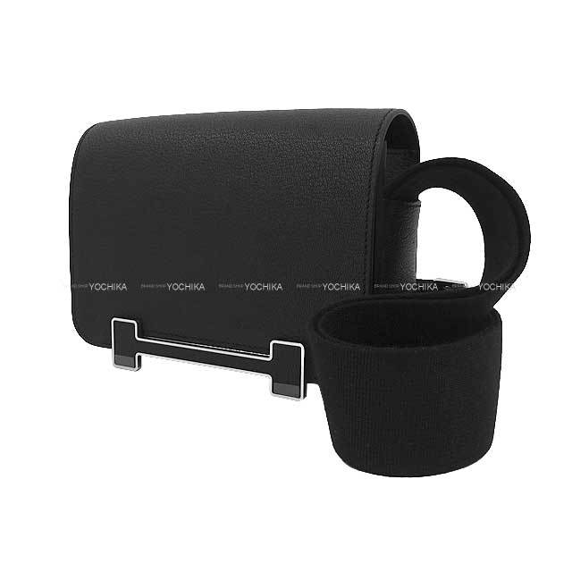 HERMES エルメス ショルダーバッグ ゲタ 黒 (ブラック) シェーブルミゾ