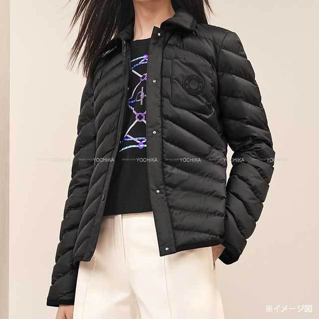 HERMES エルメス ダウンジャケット レディース キルティング オーバー 