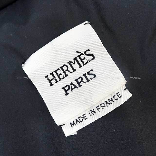 新作！【HERMES】キルティングオーバーシャツ ブラック 2023年 秋冬 HERMES エルメス ダウンジャケット レディース