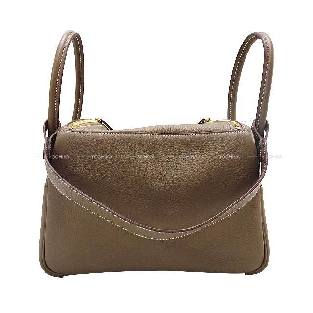HERMES エルメス ショルダーバッグ リンディ26 エトープ (エトゥープ
