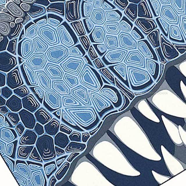 2019年 秋冬 HERMES エルメス スカーフ カレH100 恐ろしいトカゲ