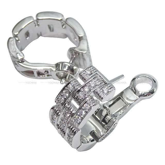 CARTIER カルティエ ピアス マイヨン パンテール 3連パヴェ イヤリング