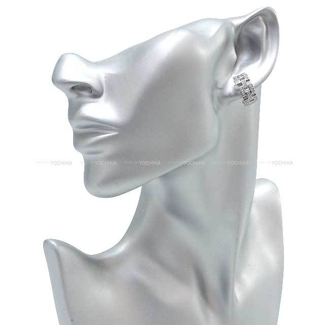 CARTIER カルティエ ピアス マイヨン パンテール 3連パヴェ イヤリング  