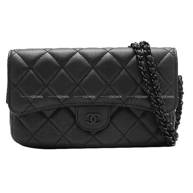 CHANEL シャネル ショルダーバッグ フラップ フォンケース チェーン  