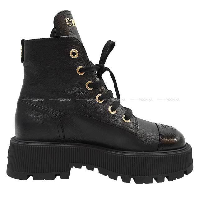 2023年秋冬 CHANEL シャネル ブーツ ショートブーツ レースアップ ココ  