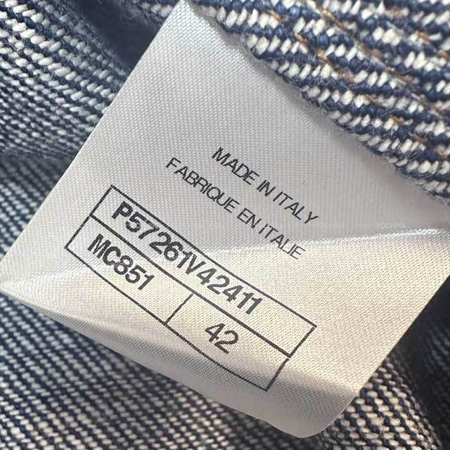 CHANEL シャネル デニムジャケット ツイード フリンジ