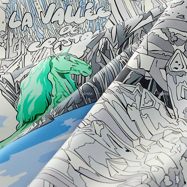 2024 春夏 新作 HERMES エルメス スカーフ カレ90 ラ・ヴァレ・ドゥ  