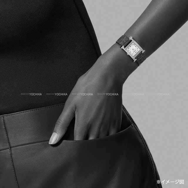 HERMES エルメス 腕時計 Hウォッチ ドゥブル ジュー PM HH1.233