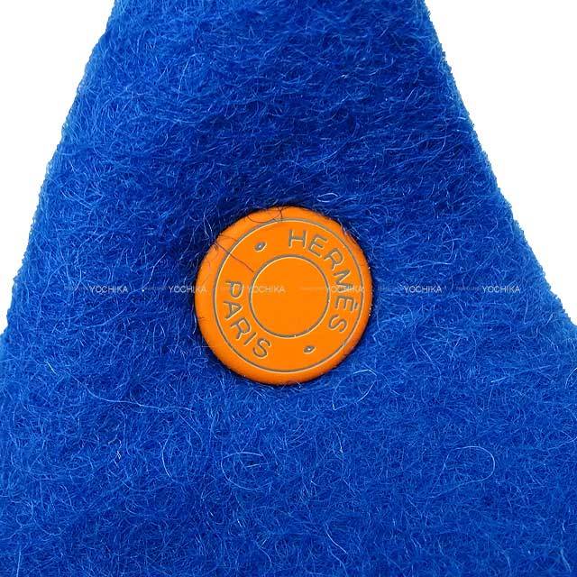 HERMES エルメス トレー ヴィドポッシュ エポペ PM ブルー フェルト 新品