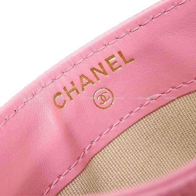 CHANEL キャビアスキン マトラッセ カードケース 25s ピンク CHANEL シャネル カードケース カードケース マトッラセ ココ