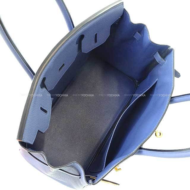 HERMES エルメス ハンドバッグ バーキン30 ブルーブライトン トゴ