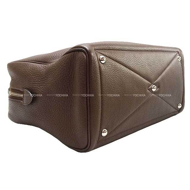 HERMES エルメス ショルダーバッグ ヴィクトリア 2 35 カフェ トリヨン
