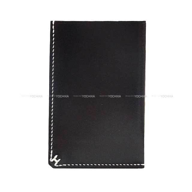 HERMES エルメス カードケース H セリエ 黒 (ブラック) ボックスカーフ  