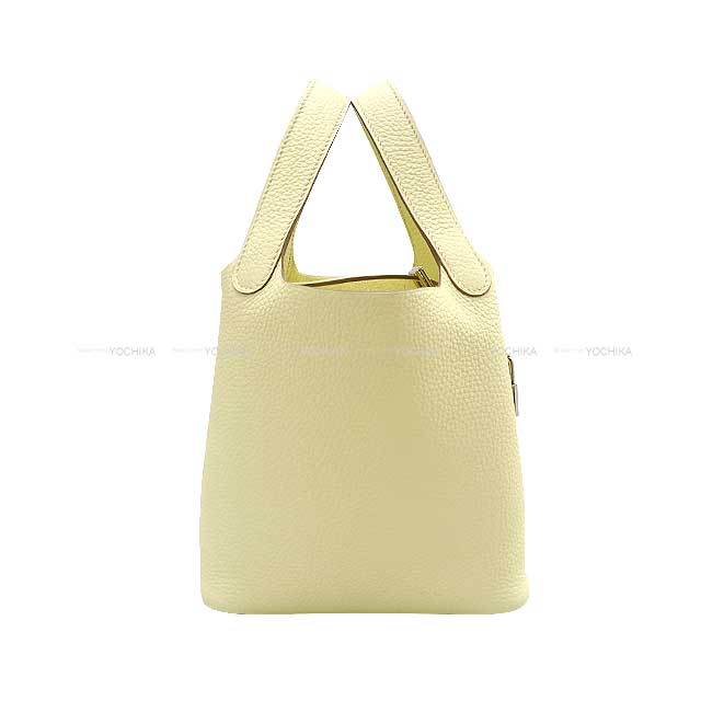 HERMES エルメス ハンドバッグ ピコタンロック 18 PM ジョーヌミルトン 