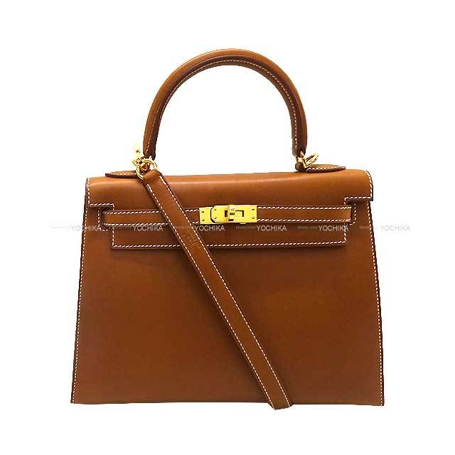 HERMES エルメス ショルダーバッグ ケリー25 外縫い フォーヴ