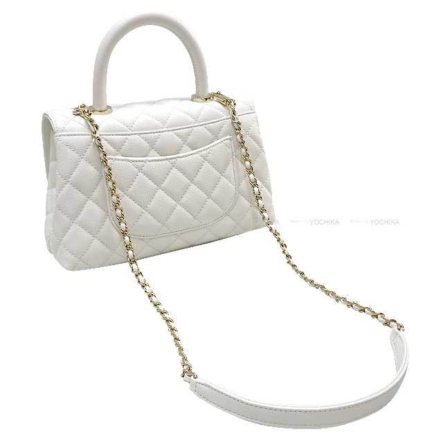 CHANEL シャネル ショルダーバッグ マトラッセ ココハンドル XS 24  