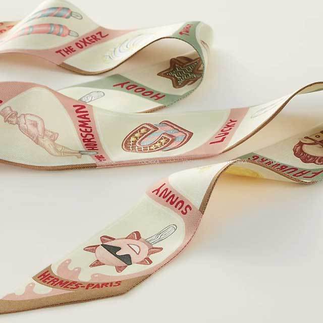 2024年春夏 HERMES エルメス スカーフ ツイリー ファニーアイス  