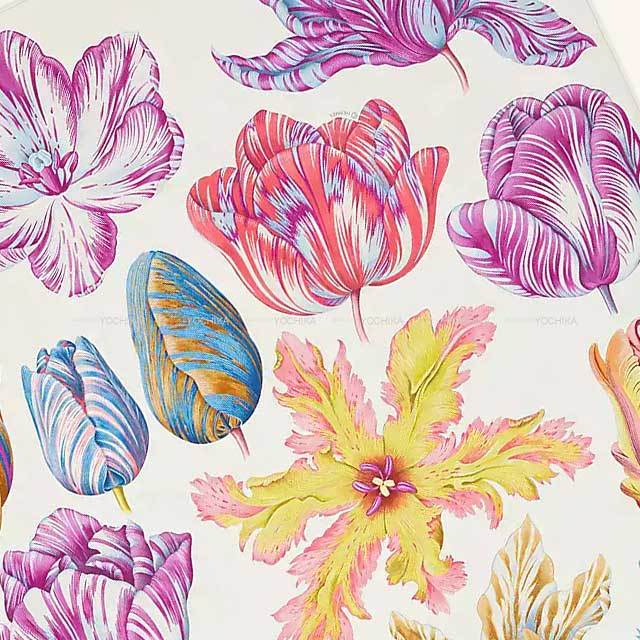 2023年 春夏 HERMES エルメス スカーフ カレ90 チューリップマニア  