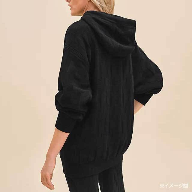 HERMES エルメス セーター Hモチーフ フード付き プルオーバー ニット