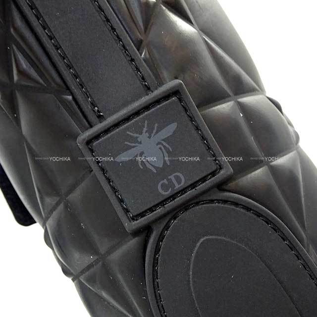 美品 Christian Dior ブーツ サイドジップ カナージュステッチ 黒 美品 Christian Dior ブーツ サイドジップ カナージュステッチ 黒