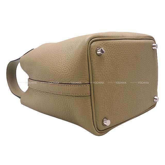 HERMES エルメス ハンドバッグ ピコタンロック 18 PM ベージュ