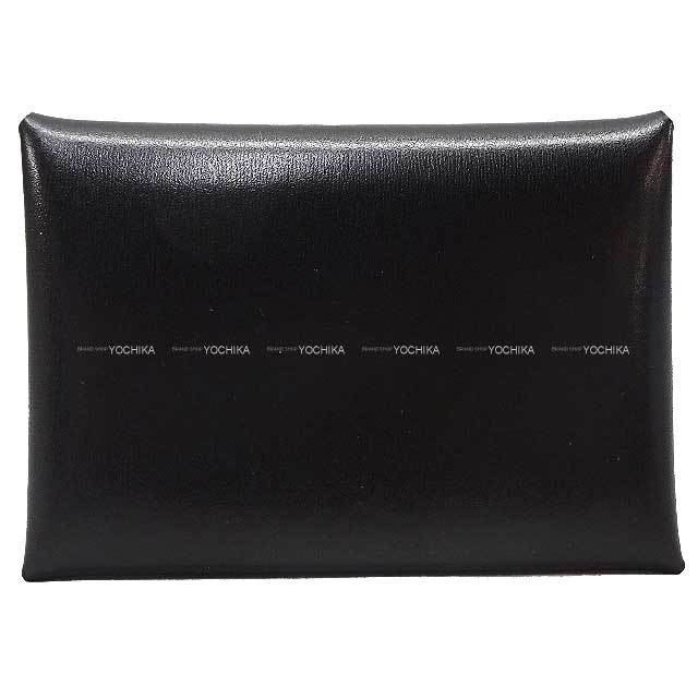 HERMES エルメス カードケース カルヴィ デュオ 黒 (ブラック 