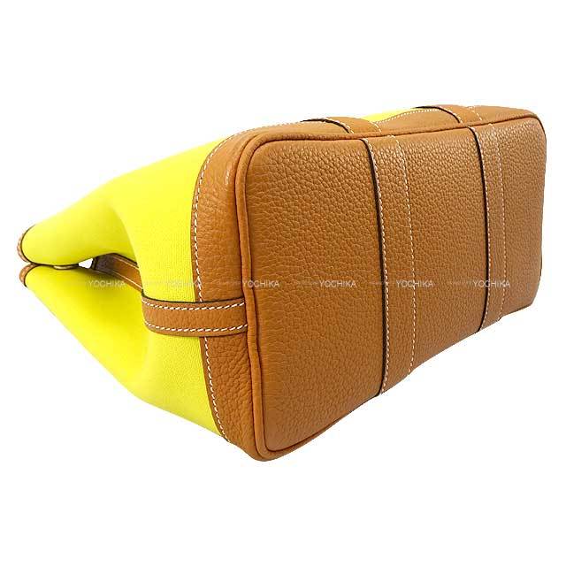 HERMES エルメス トートバッグ ガーデンパーティ 30 TPM ライム 