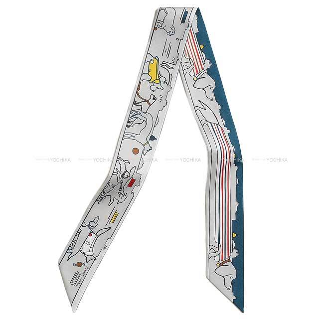 2024年 春夏 新作 HERMES エルメス スカーフ ツイリー パリジャンの犬  