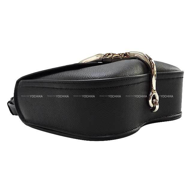 HERMES エルメス ショルダーバッグ デッラカヴァッレリア ミニ 黒