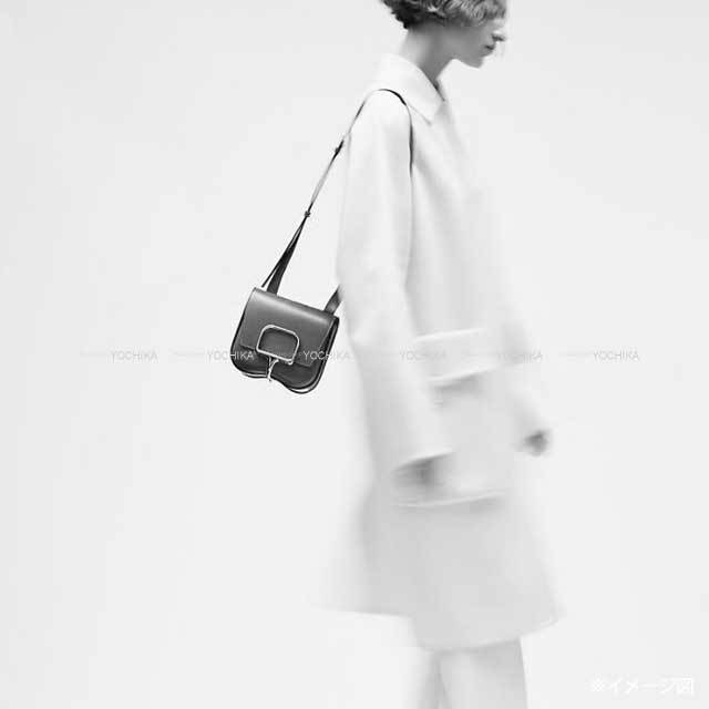 エルメス HERMES デッラカヴァレリア ミニ W刻 ブラック シルバー金具 エプソン レディース ショルダーバッグ エルメス HERMES デッラカヴァッレリア ミニ U刻印 ブラック シルバー