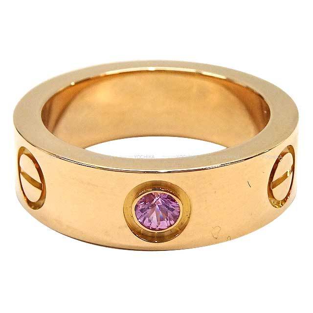 CARTIER カルティエ リング・指輪 ラブリング 1P ピンクサファイア #47  