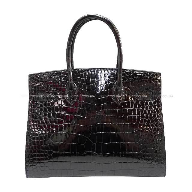 HERMES エルメス ハンドバッグ バーキン30 セリエ 外縫い 黒 (ブラック 